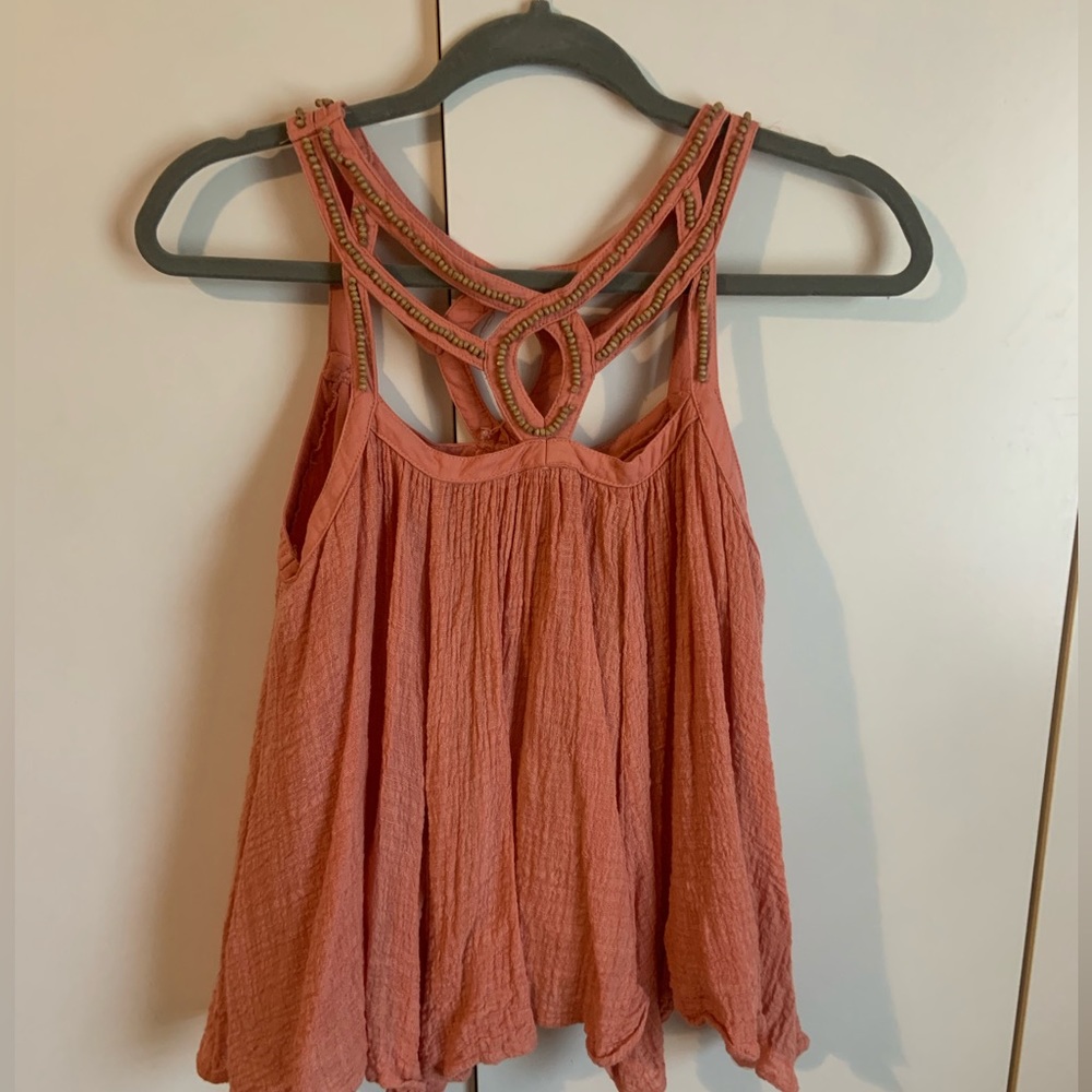 Pink tank top